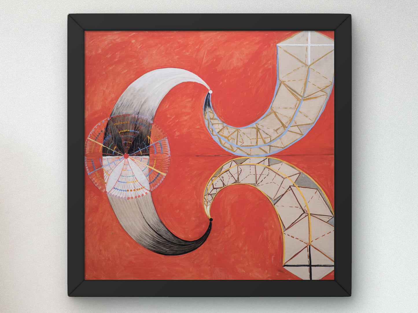 Group IX SUW The Swan No. 9 by Hilma af Klint 1915, Wall Art Print, Fine Art Reproduction, Museum Quality Decor, Poster