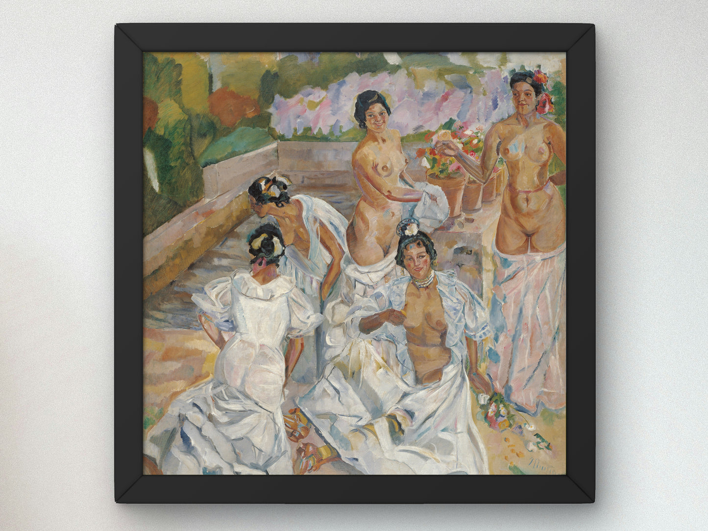 The Bath by Francisco Iturrino, Wall Art Print, Fine Art Reproduction, Museum Quality Decor, Poster