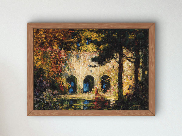 Solitary Thoughts by Thomas Edwin Mostyn, Wall Art Print, Fine Art Reproduction, Museum Quality Decor, Poster