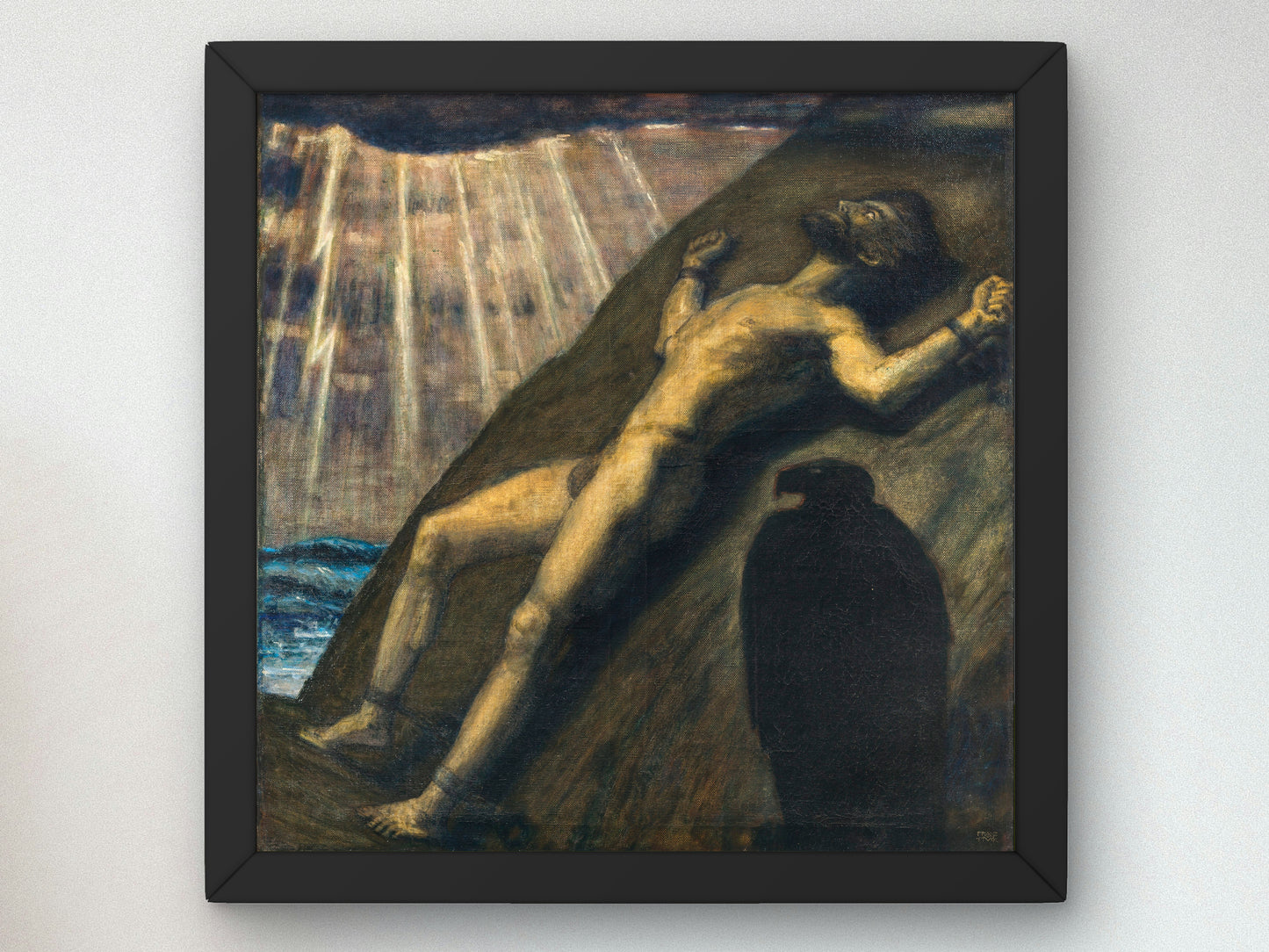 Prometheus by Franz von Stuck 1926, Wall Art Print, Fine Art Reproduction, Museum Quality Decor, Poster