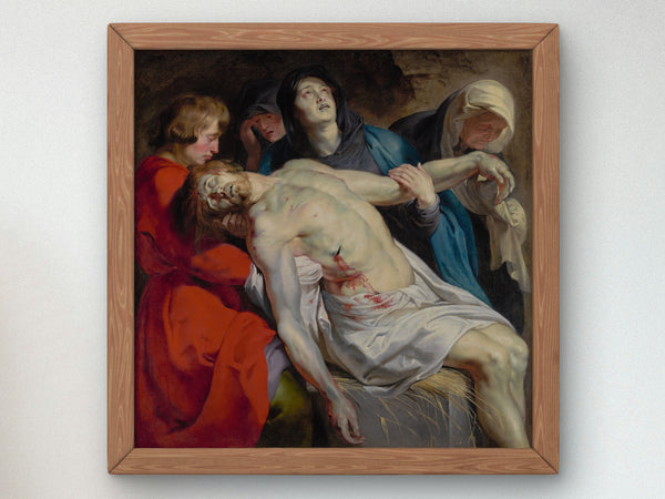 The Entombment by Peter Paul Rubens 1612, Wall Art Print, Fine Art Reproduction, Museum Quality Decor, Poster
