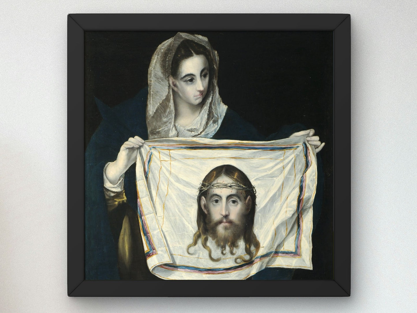 The Veil of Veronica by El Greco 1580, Wall Art Print, Fine Art Reproduction, Museum Quality Decor, Poster