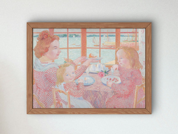 Breakfast by Maurice Denis 1901, Wall Art Print, Fine Art Reproduction, Museum Quality Decor, Poster