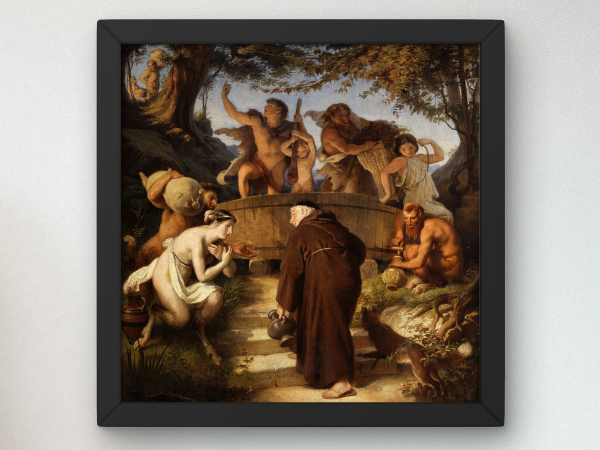 St. Bartholomew by Eduard Julius Friedrich Bendemann, Wall Art Print, Fine Art Reproduction, Museum Quality Decor, Poster