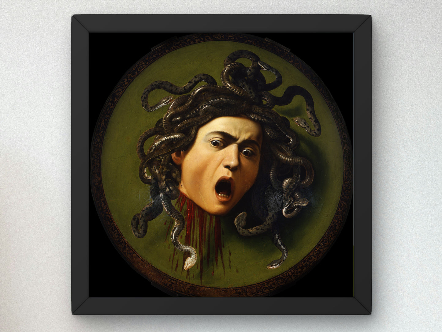 Medusa by Caravaggio 1597, Wall Art Print, Fine Art Reproduction, Museum Quality Decor, Poster