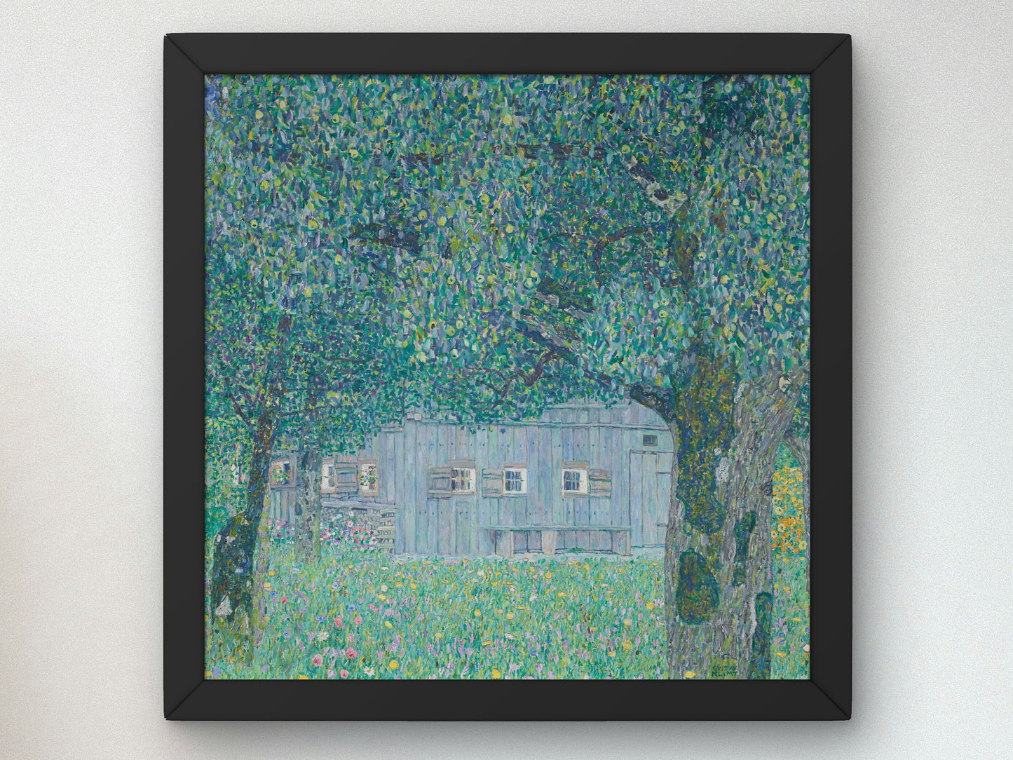 Farmhouse in Buchberg by Gustav Klimt 1911, Wall Art Print, Fine Art Reproduction, Museum Quality Decor, Poster