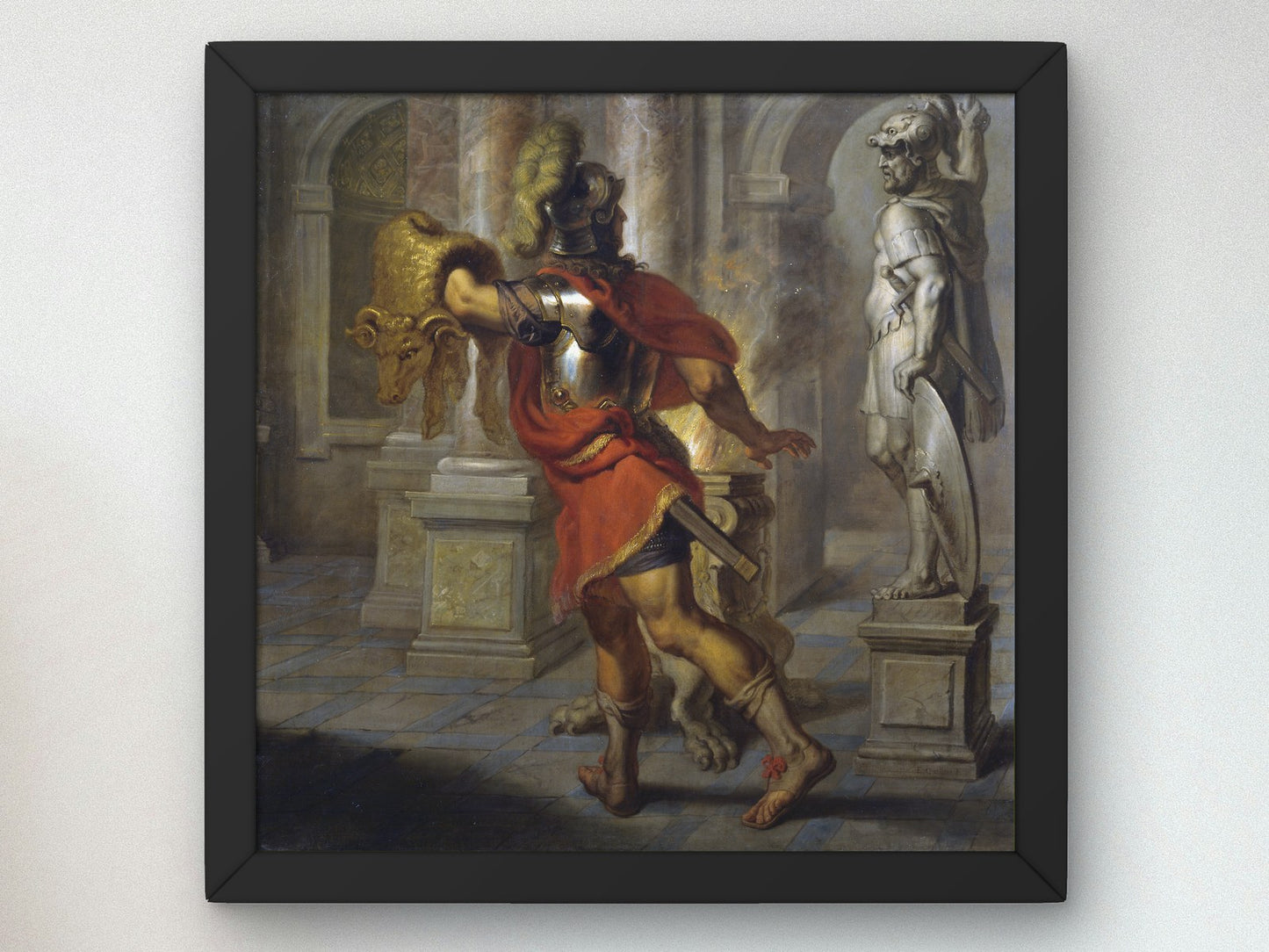 Jason with the Golden Fleece by Erasmus Quellinus II 1630, Wall Art Print, Fine Art Reproduction, Museum Quality Decor, Poster