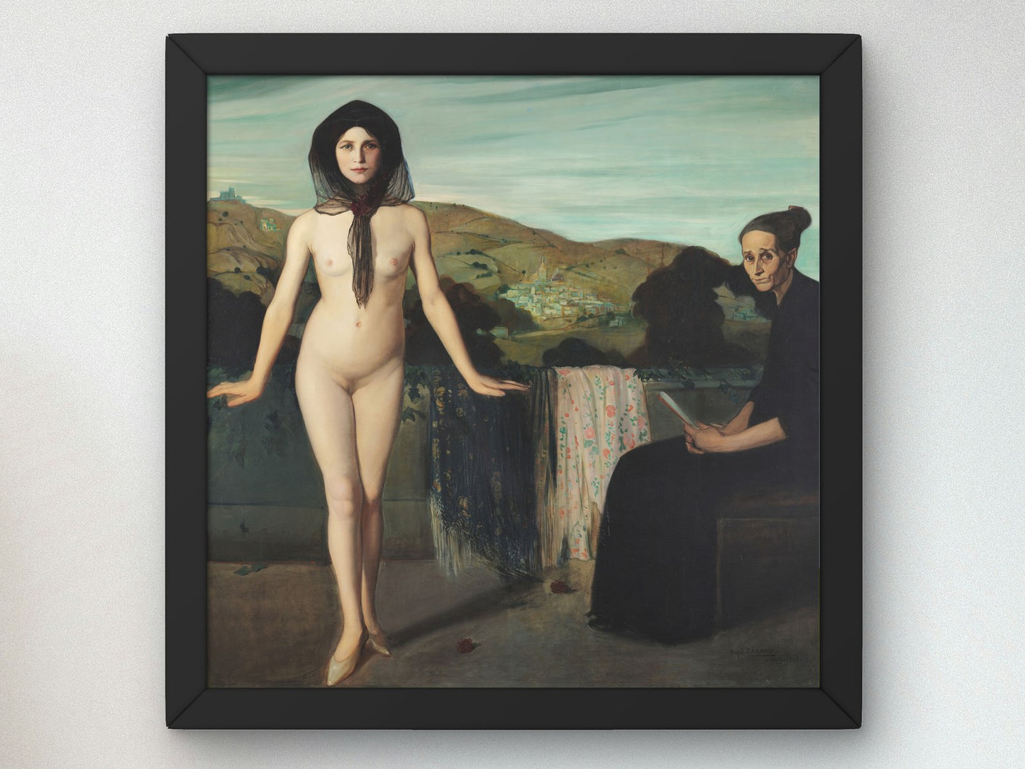 The Naked Dancer by Ángel Zárraga 1907, Wall Art Print, Fine Art Reproduction, Museum Quality Decor, Poster
