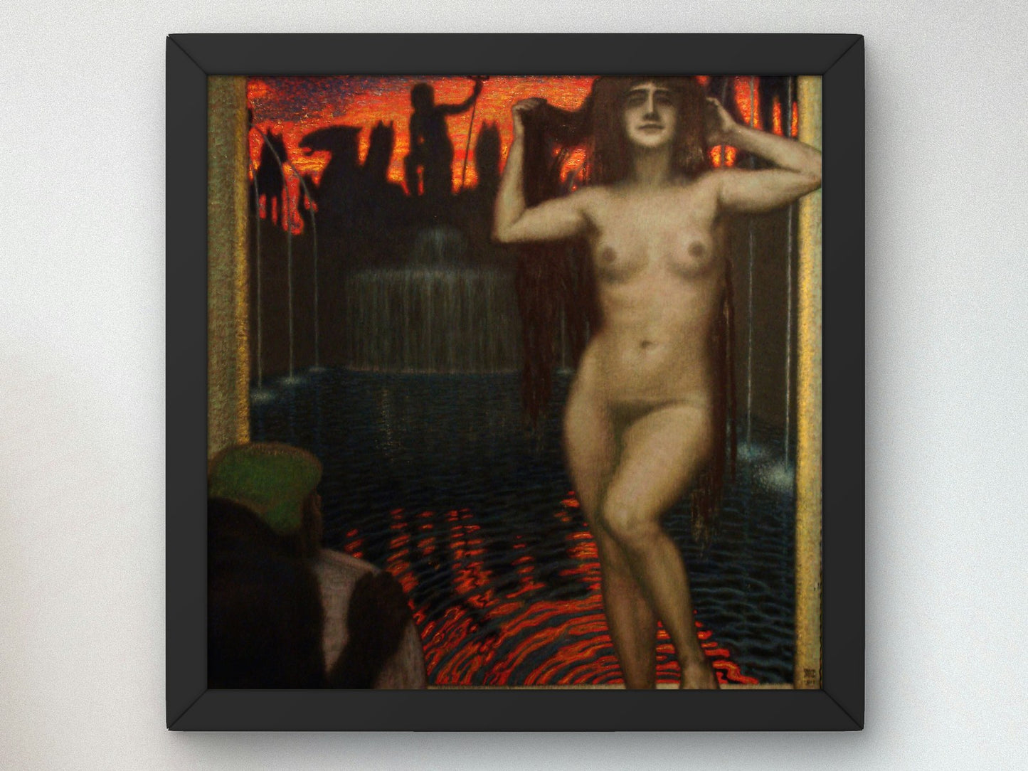Bathsheba by Franz von Stuck 1912, Wall Art Print, Fine Art Reproduction, Museum Quality Decor, Poster