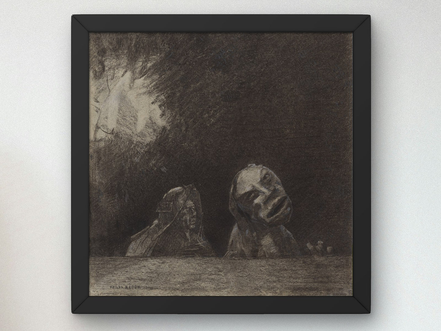 Quasimodo by Odilon Redon 1875, Wall Art Print, Fine Art Reproduction, Museum Quality Decor, Poster