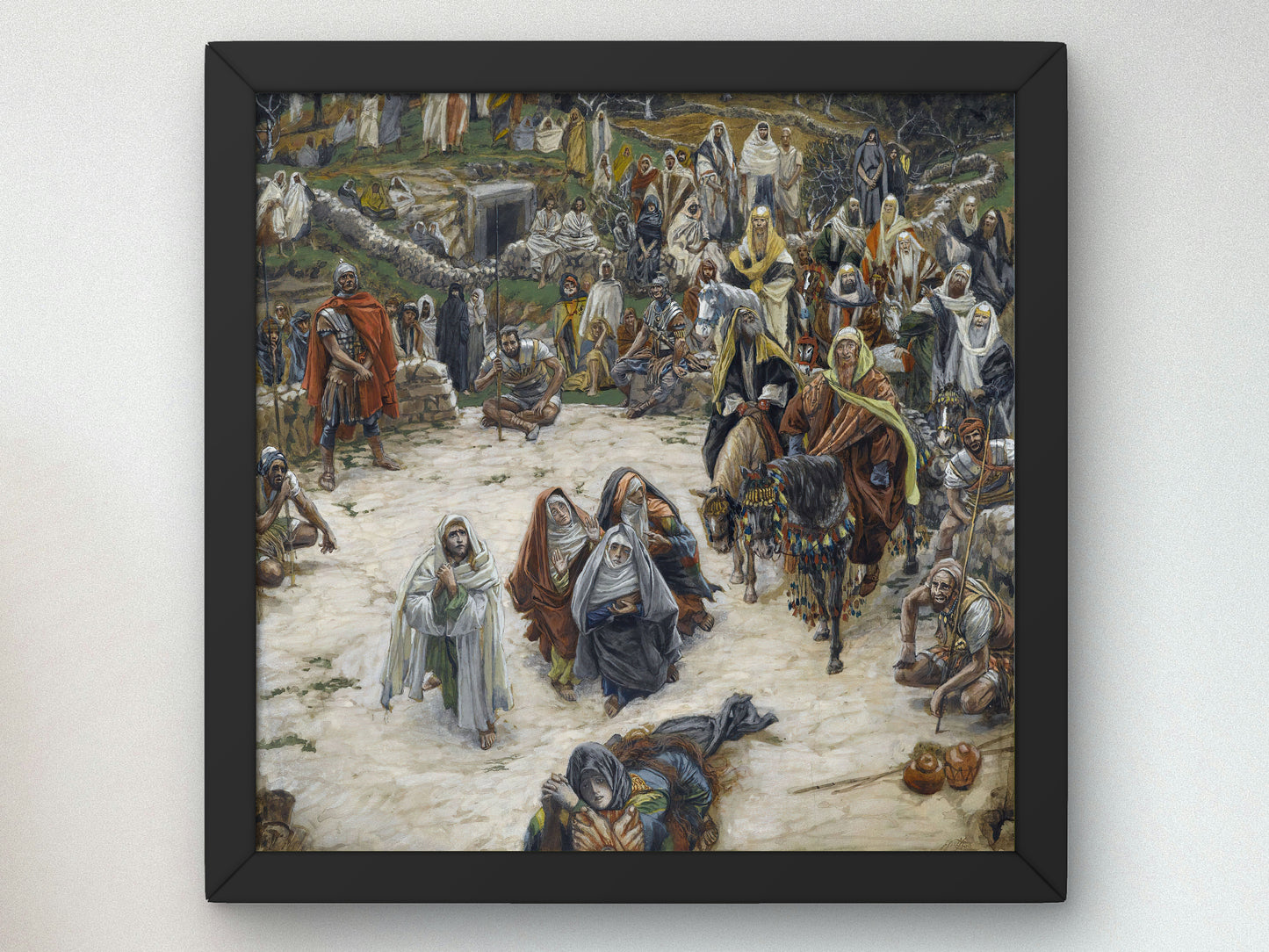 What Our Lord Saw from the Cross by James Tissot 1886, Wall Art Print, Fine Art Reproduction, Museum Quality Decor, Poster