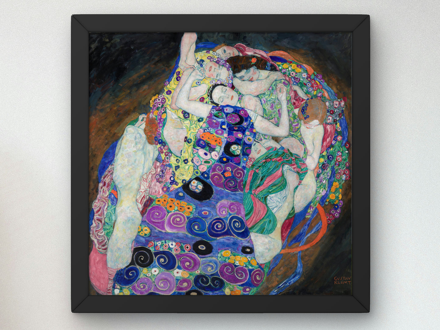 The Maiden by Gustav Klimt 1913, Wall Art Print, Fine Art Reproduction, Museum Quality Decor, Poster
