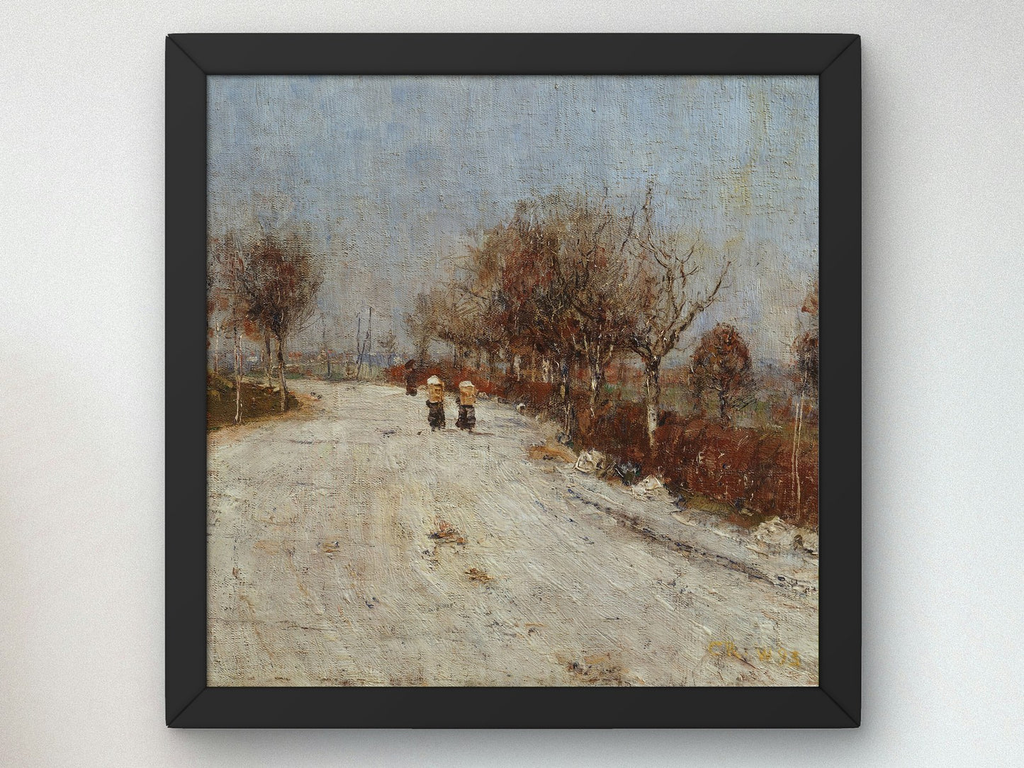 The Road to Gelmeroda by Christian Rohlfs 1893, Wall Art Print, Fine Art Reproduction, Museum Quality Decor, Poster