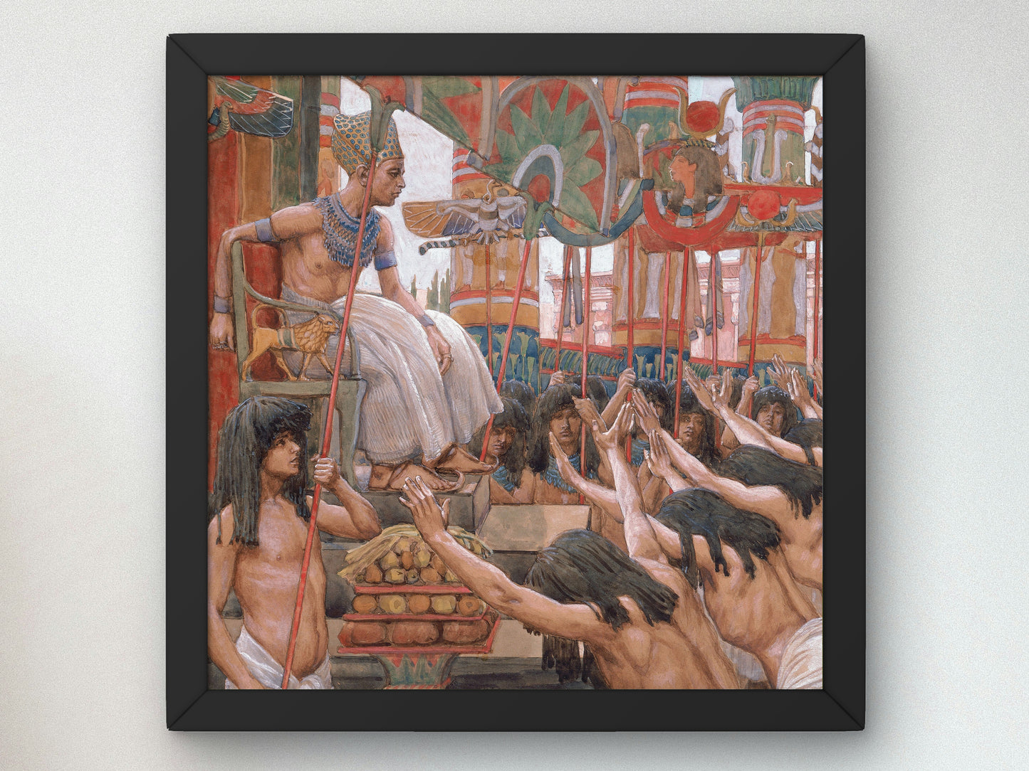 Joseph Dwelleth in Egypt by James Tissot 1896, Wall Art Print, Fine Art Reproduction, Museum Quality Decor, Poster