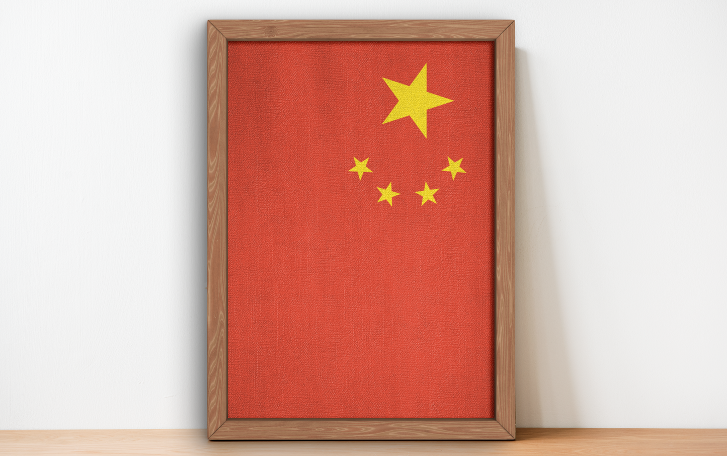 Drapeau Chine Poster wall art prints China Vintage Flag