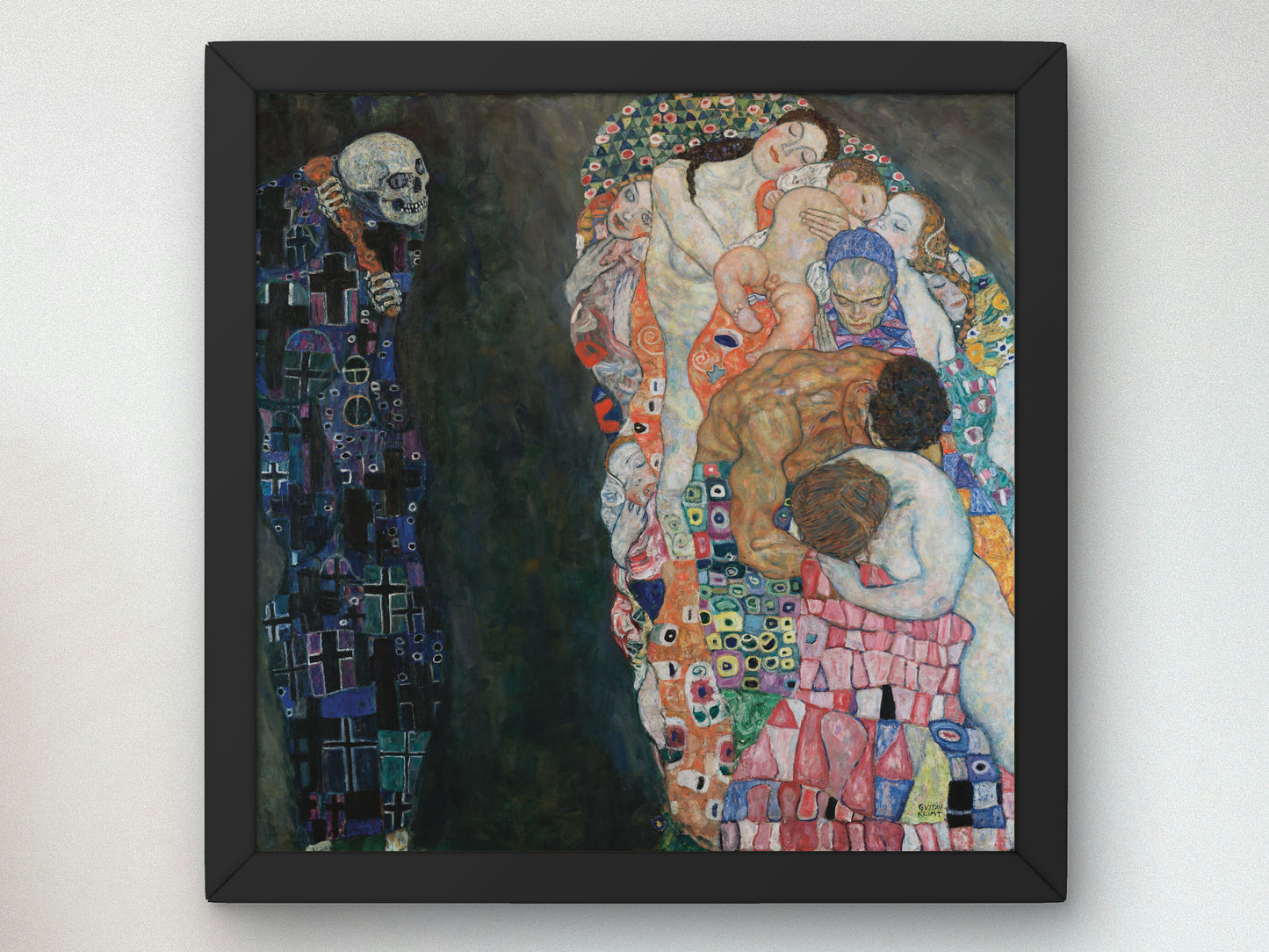 Death and Life by Gustav Klimt 1910, Wall Art Print, Fine Art Reproduction, Museum Quality Decor, Poster
