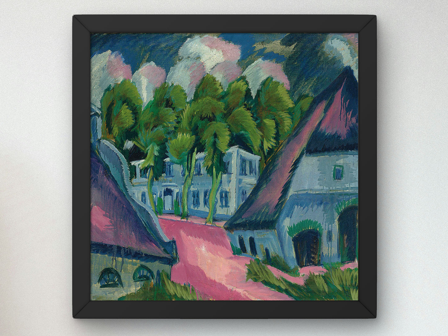 Gut Staberhof III by Ernst Ludwig Kirchner 1913, Wall Art Print, Fine Art Reproduction, Museum Quality Decor, Poster