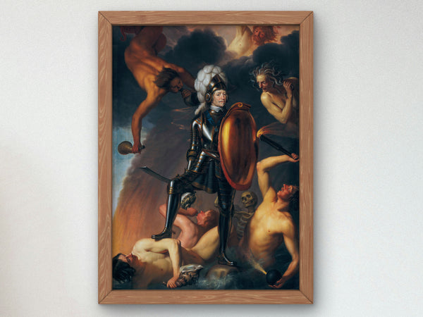 The Constancy of Frederik Hendrik by Gerard van Honthorst 1649, Wall Art Print, Fine Art Reproduction, Museum Quality Decor, Poster