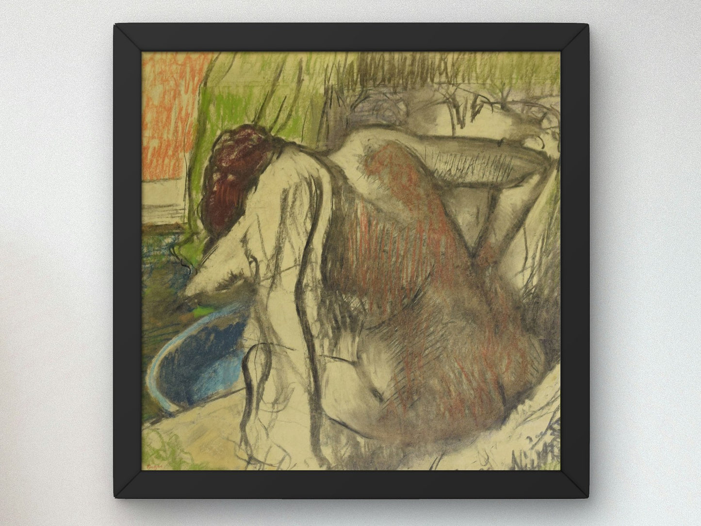 The Bather by Edgar Degas 1895, Wall Art Print, Fine Art Reproduction, Museum Quality Decor, Poster