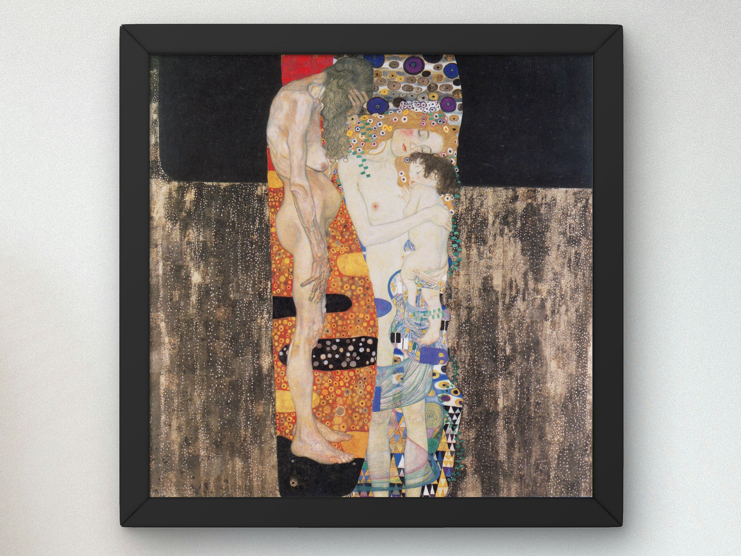 Three Ages of Woman by Gustav Klimt 1905, Wall Art Print, Fine Art Reproduction, Museum Quality Decor, Poster