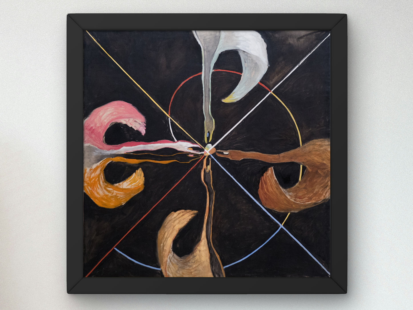 Group IX SUW The Swan No. 7 by Hilma af Klint 1915, Wall Art Print, Fine Art Reproduction, Museum Quality Decor, Poster