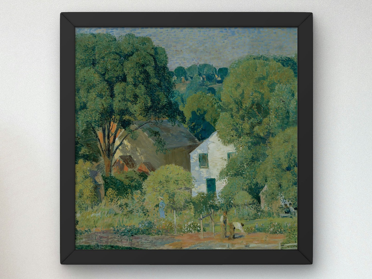 Day in June by Daniel Garber 1937, Wall Art Print, Fine Art Reproduction, Museum Quality Decor, Poster