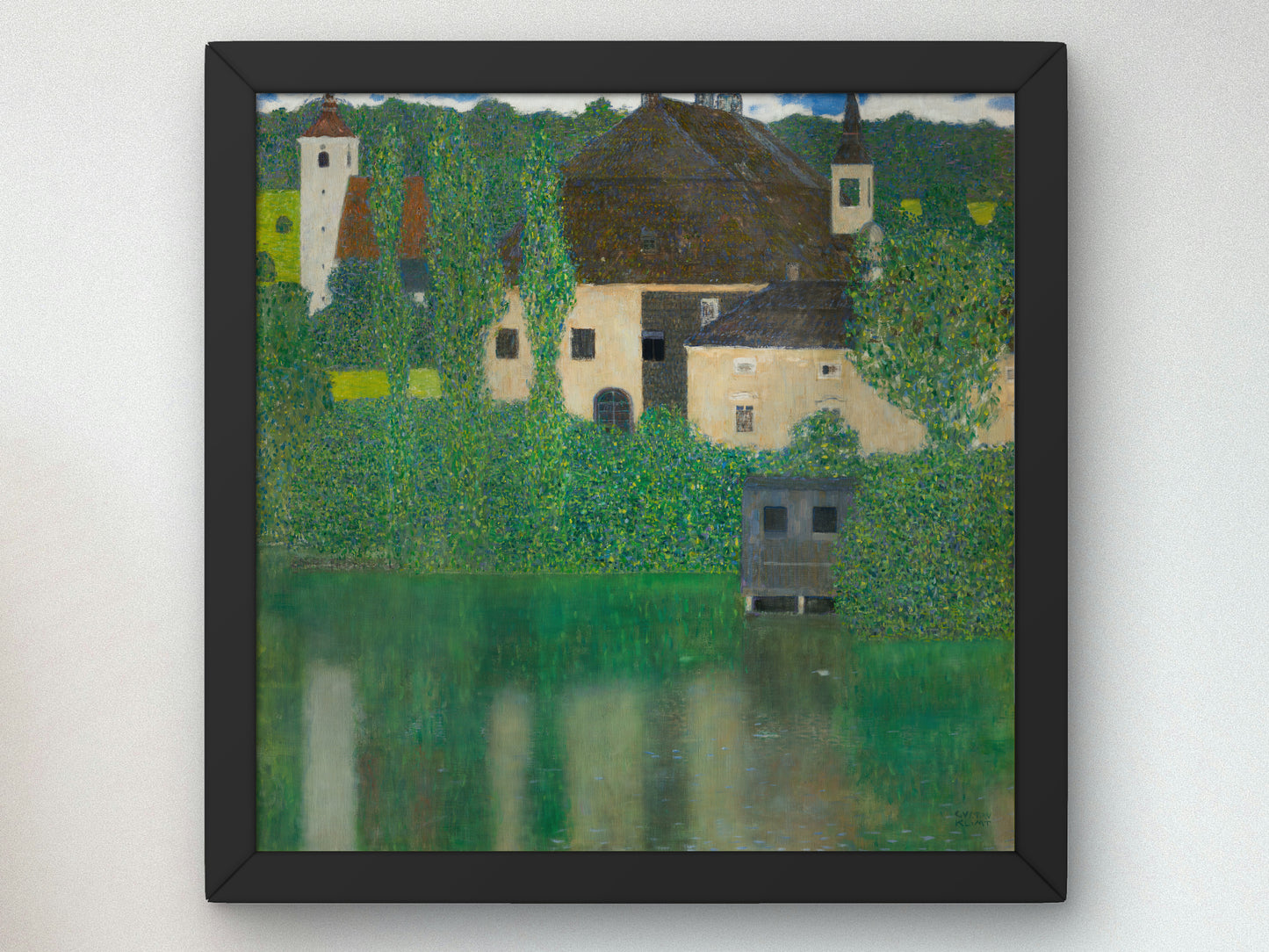 Water Castle by Gustav Klimt 1908, Wall Art Print, Fine Art Reproduction, Museum Quality Decor, Poster