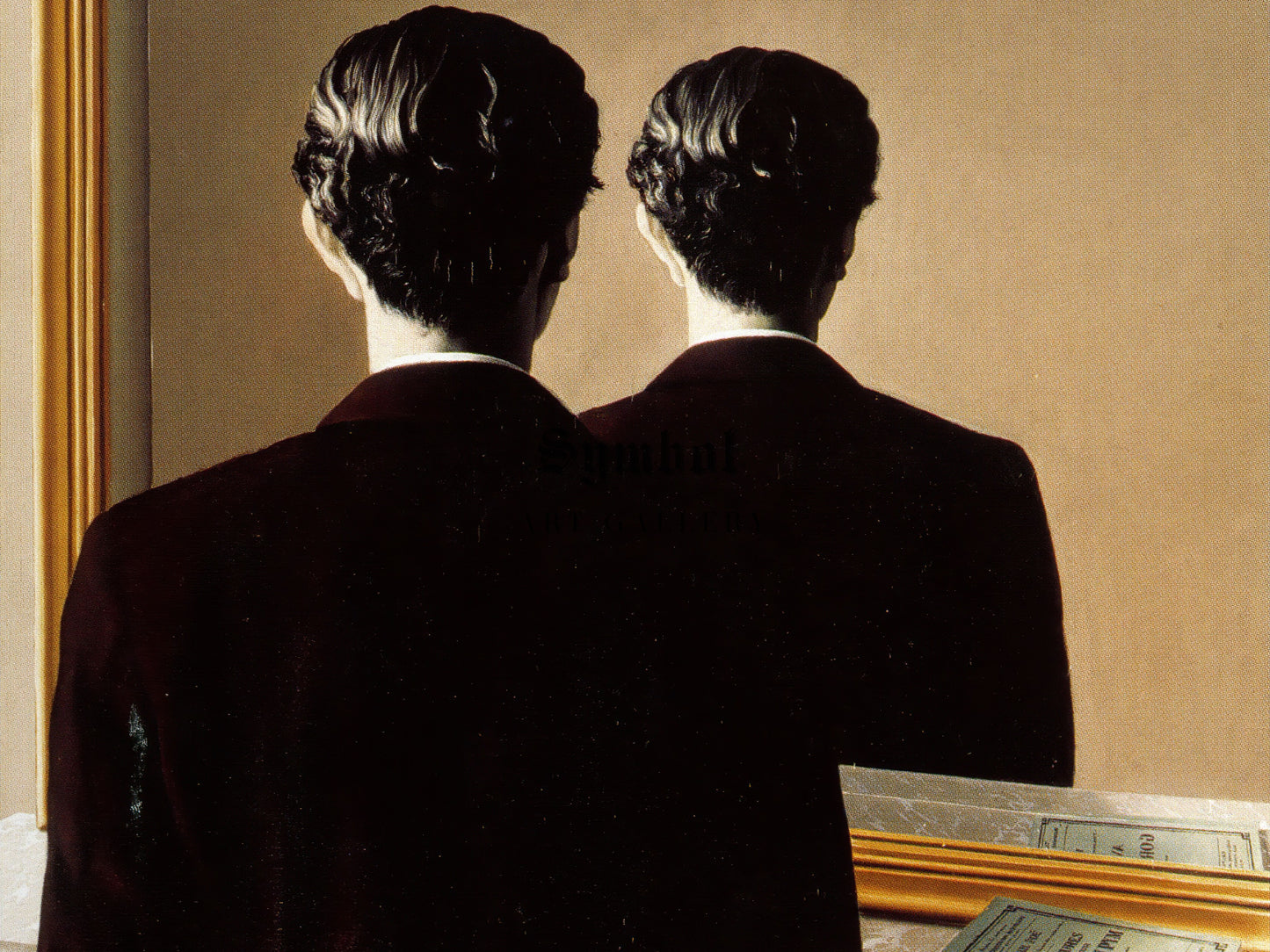 Not to Be Reproduced by René Magritte 1937, Art Print, Museum Quality artwork gallery poster, wall art, classy elegant home decor, surrealism