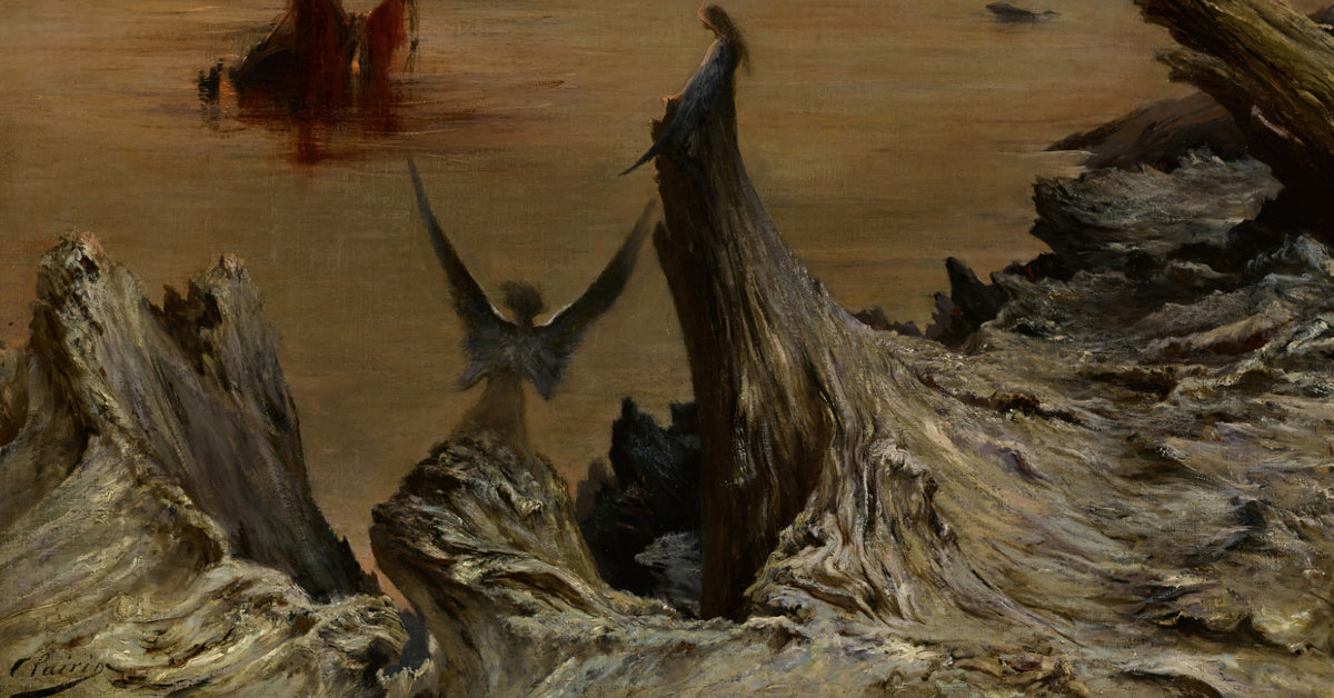The Chimera at the Island of Sarah Bernhardt by Georges Jules Victor Clairin, fine art print