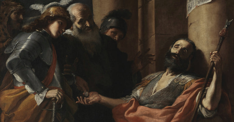 The Blind Beggar in Preti's Canvas Was Byzantium's Greatest General, Humbled by a Legend of Blinding That Historians Say Never Happened