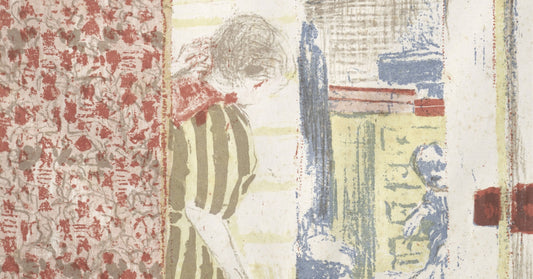 Interior with Pink Wallpaper III by Edouard Vuillard, fine art print