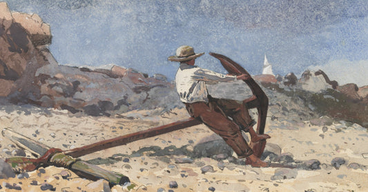 Boy with Anchor by Winslow Homer, fine art print