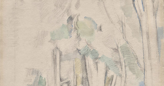 Footpath in the Woods by Paul Cezanne, fine art print