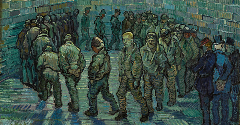 Van Gogh Painted The Prison Courtyard While Confined in an Asylum, Copying a Doré Engraving of Newgate