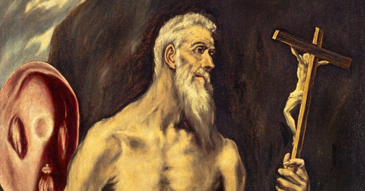 Saint Jerome in Penitence by El Greco, fine art print
