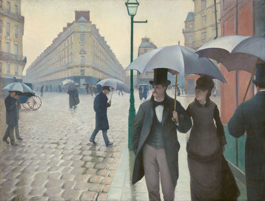 Paris Street on a Rainy Day by Gustave Caillebotte, fine art print