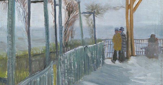 Terrace and Observation Deck at the Moulin de Blute Fin Montmartre by Vincent van Gogh, fine art print
