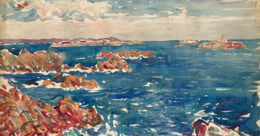 The Rocky Seashore by Maurice Prendergast, fine art print