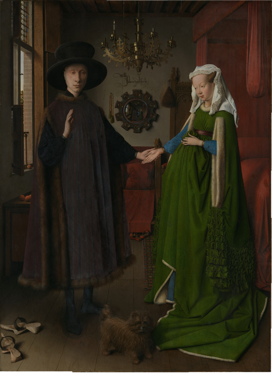 The Arnolfini Portrait by Jan van Eyck, fine art print