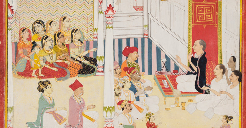 Sahib Ram Created This Jain Religious Miniature Painting Following Centuries of Sophisticated Indian Artistic Traditions
