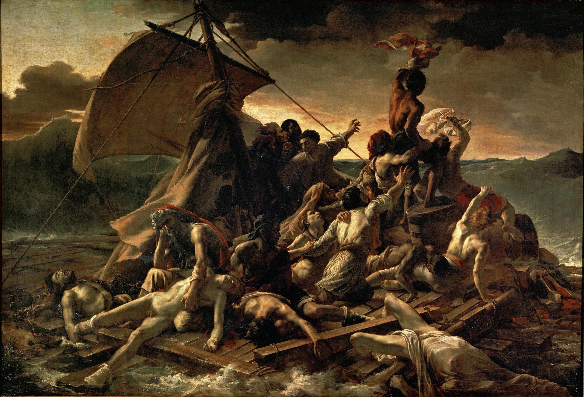 The Raft of the Medusa by Théodore Géricault, fine art print
