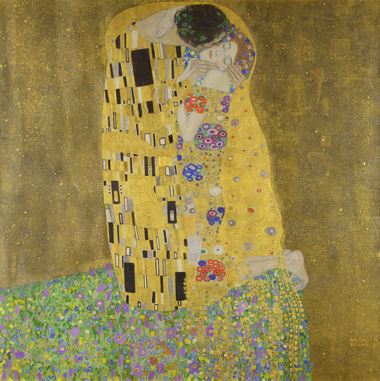 The Kiss by Gustav Klimt, fine art print