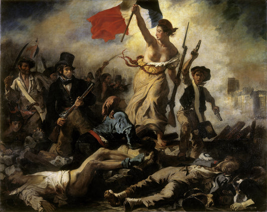Liberty Leading the People by Eugene Delacroix, fine art print