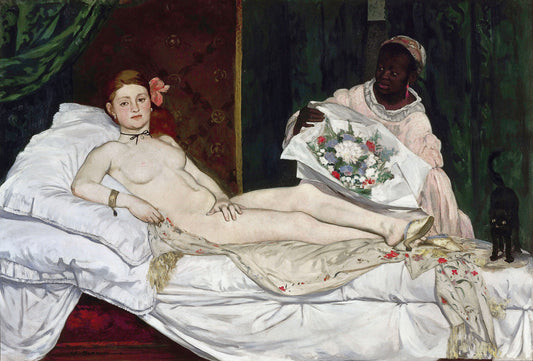 Olympia by Édouard Manet, fine art print