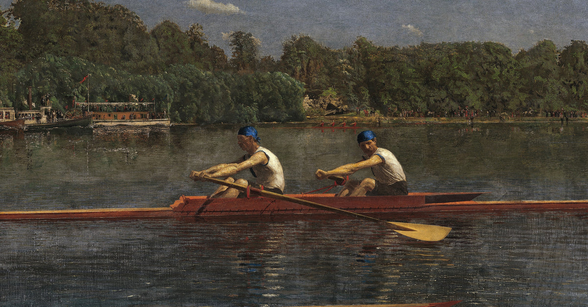The Biglin Brothers Racing by Thomas Eakins, fine art print