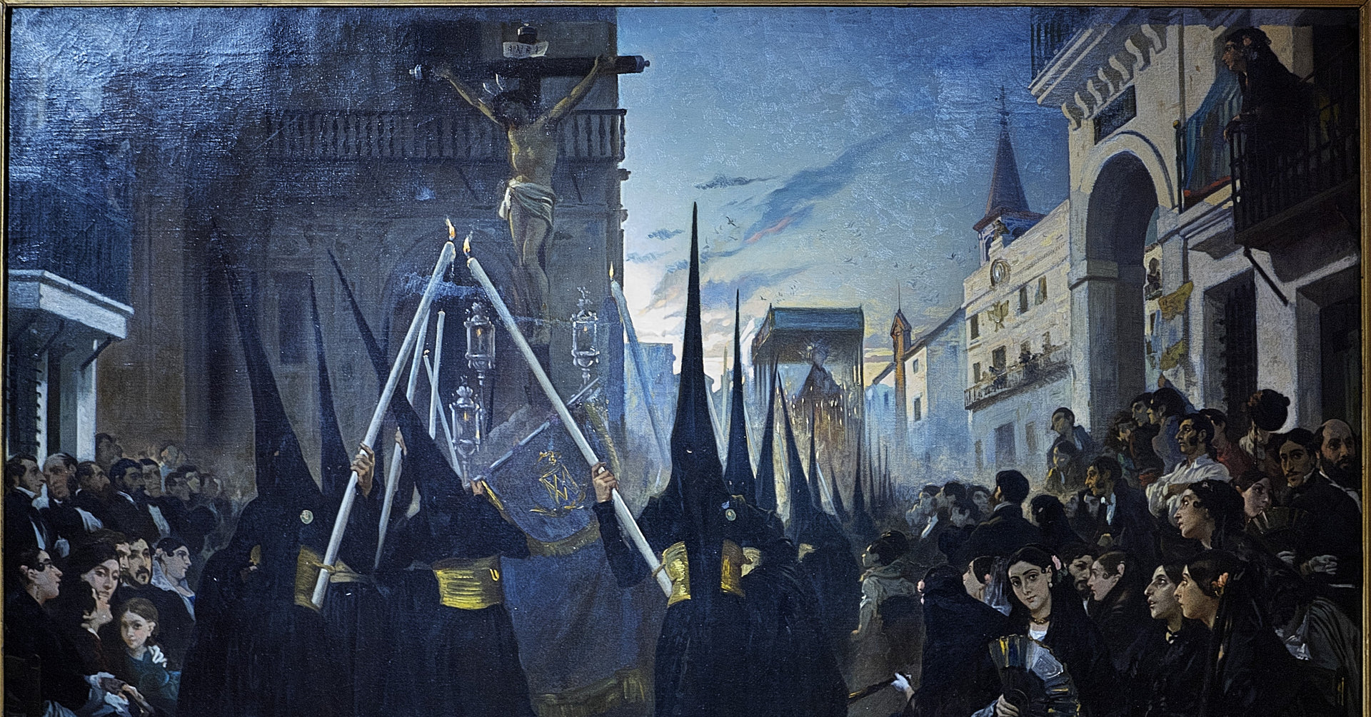 A Confraternity in Procession by Alfred Dehodencq, fine art print