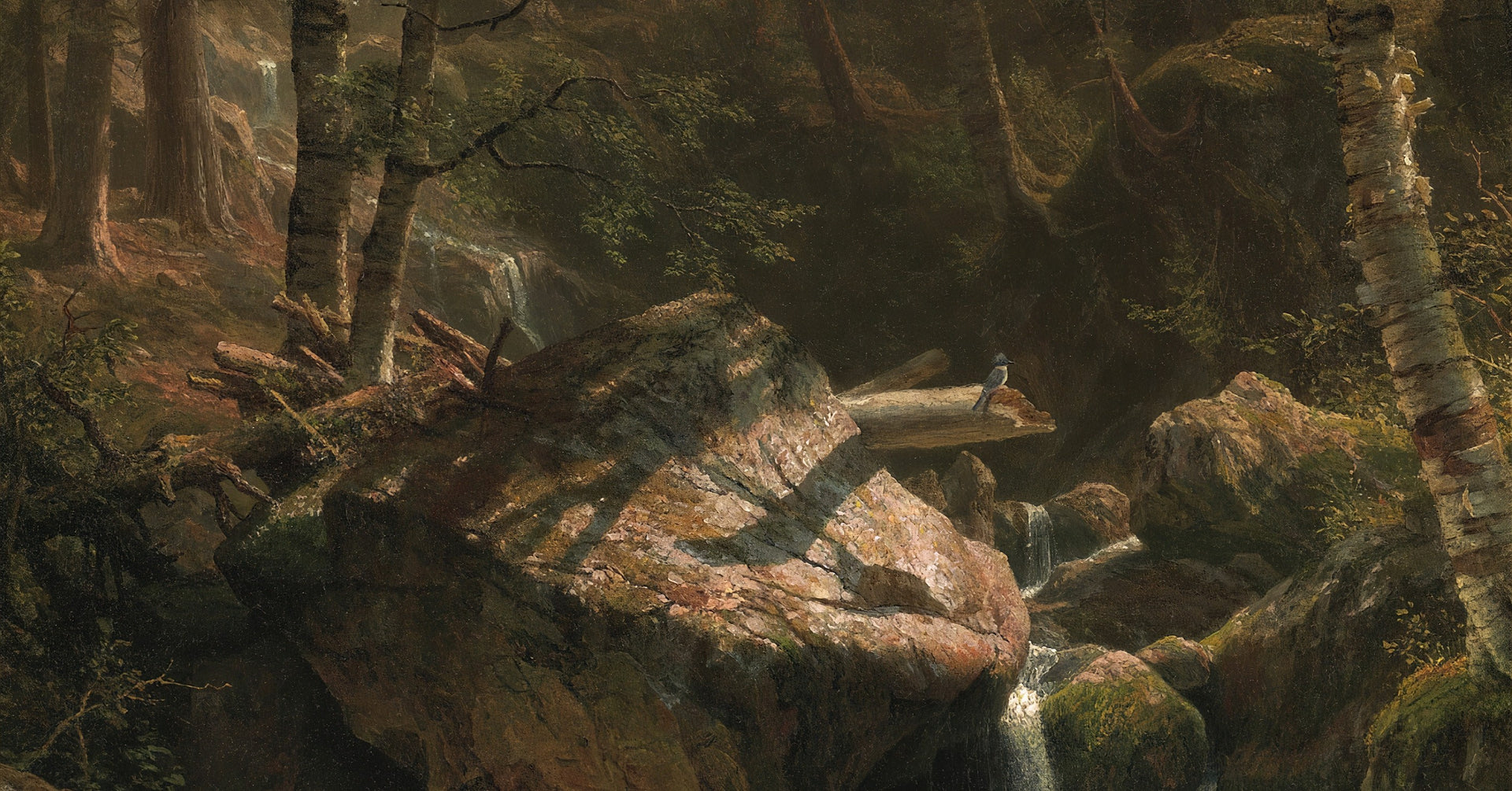 Mountain Brook by Albert Bierstadt, fine art print