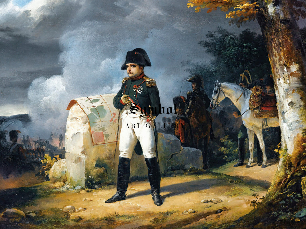 Napoleon at Charleroi by Horace Vernet 1823, Wall Art Print, Fine Art Reproduction, Museum Quality Decor, Poster