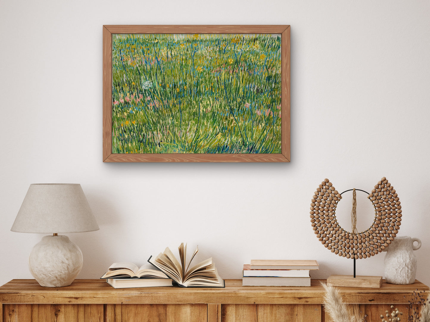 Patch of grass by Vincent van Gogh 1887, Wall Art Print, Fine Art Reproduction, Museum Quality Decor, Poster