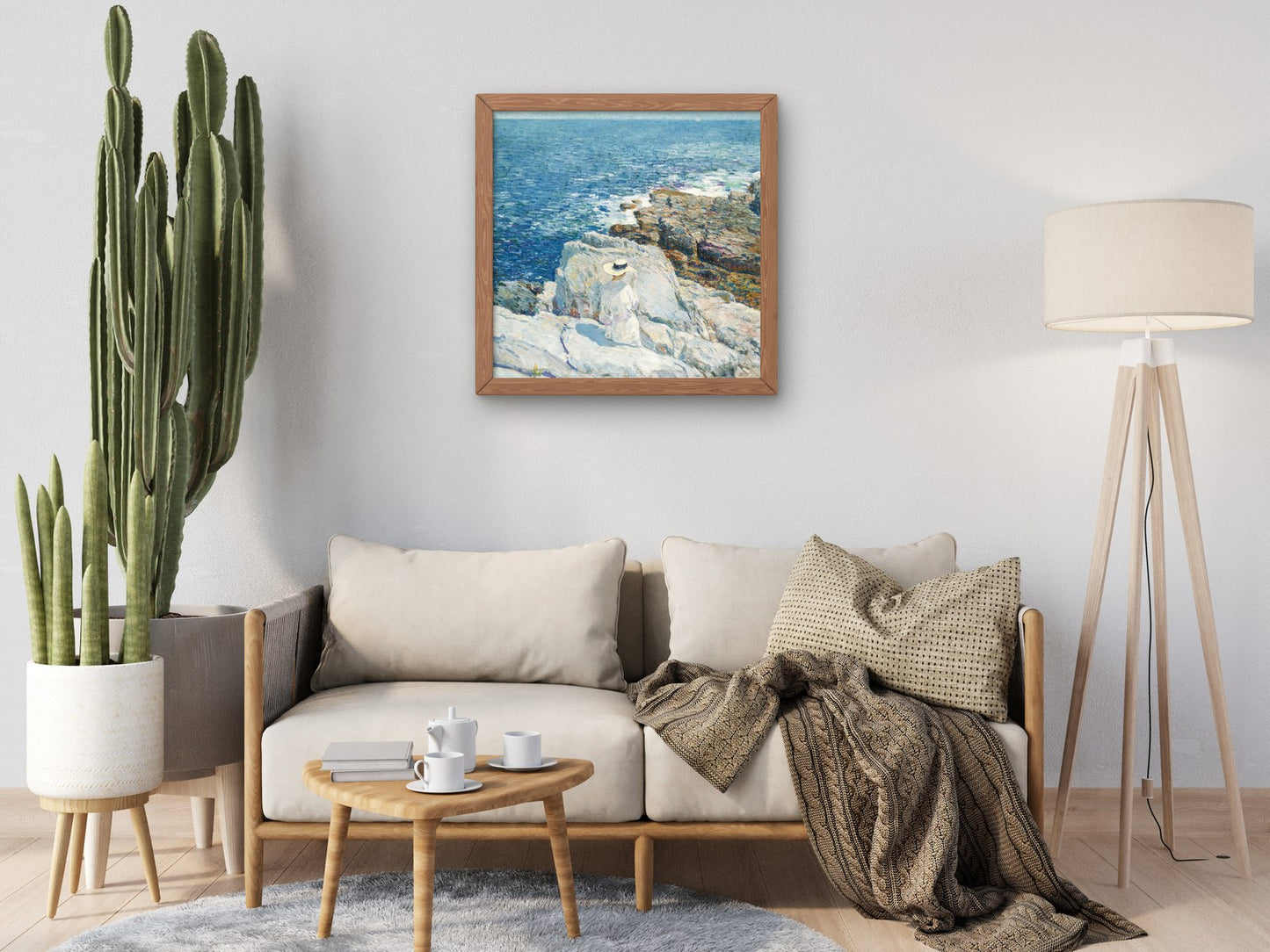 The South Ledges Appledore by Childe Hassam 1913, Wall Art Print, Fine Art Reproduction, Museum Quality Decor, Poster